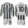 Original Trikotsatz Juventus Dybala 10 Heimtrikot 2021-22 Langarm Für Kinder